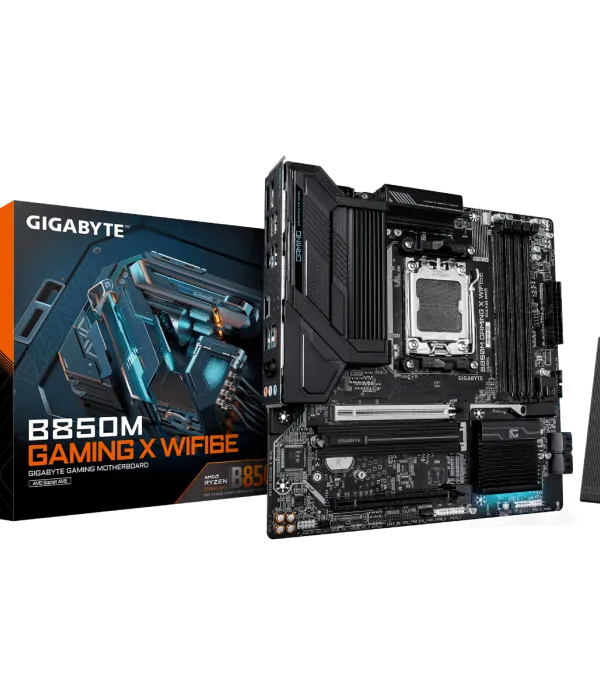 GIGABYTE B850M GAMING X WIFI6E, DDR5, SATA3, USB3.2Gen2, DP, 2.5GbE, WiFi 6E, AM5 mATX