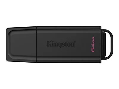 KINGSTON 64GB Portable USB 3.2 Gen 1 DataTraveler Exodia Black