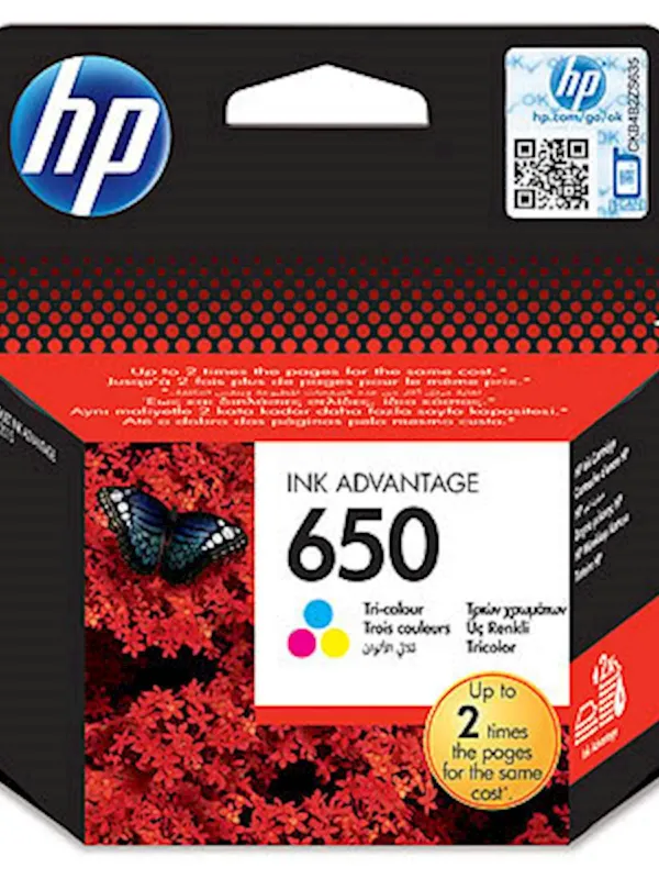 ČRNILO HP BARVNO 650 ZA DeskJet  Advantage 2515/3545 ZA 200 STRANI