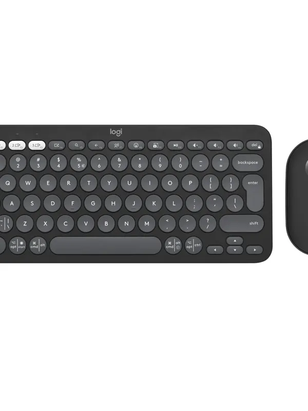 LOGITECH Pebble 2 Combo črna slo tisk brezžična tipkovnica + miška