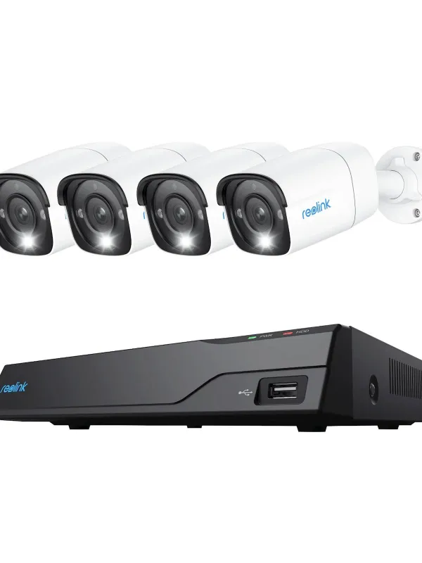 Reolink NVR snemalnik NVS8-12MB4 4K, 12MP, 8 kanalni NVR, 2TB HDD, 4x kamera POE