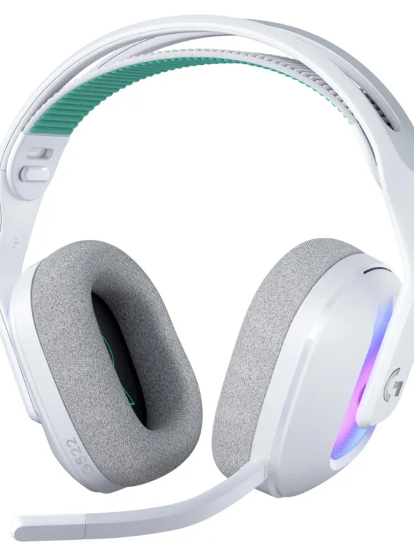 LOGITECH G522 Wireless LightSpeed Gaming RGB z mikrofonom bele slušalke