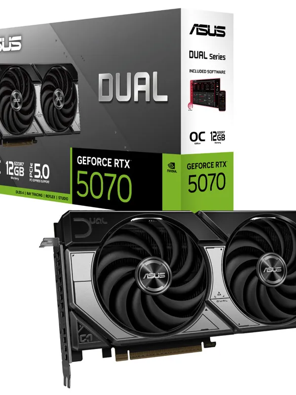 ASUS Dual GeForce RTX 5070 OC 12GB GDDR7 DUAL-RTX5070-O12G grafična kartica