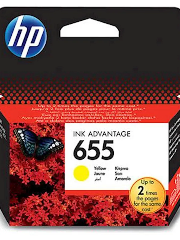 ČRNILO HP RUMENO 655 ZA DESKJET Advantage 3525/4615/5525 ZA 600 STRANI