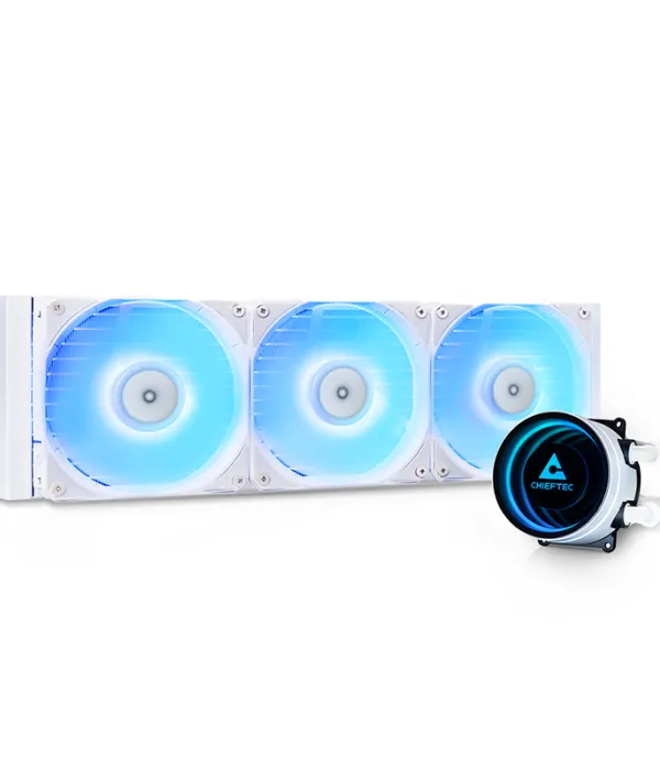 Chieftec Iceberg 360 360mm A-RGB vodno hlajenje za INTEL/AMD procesorje, bel