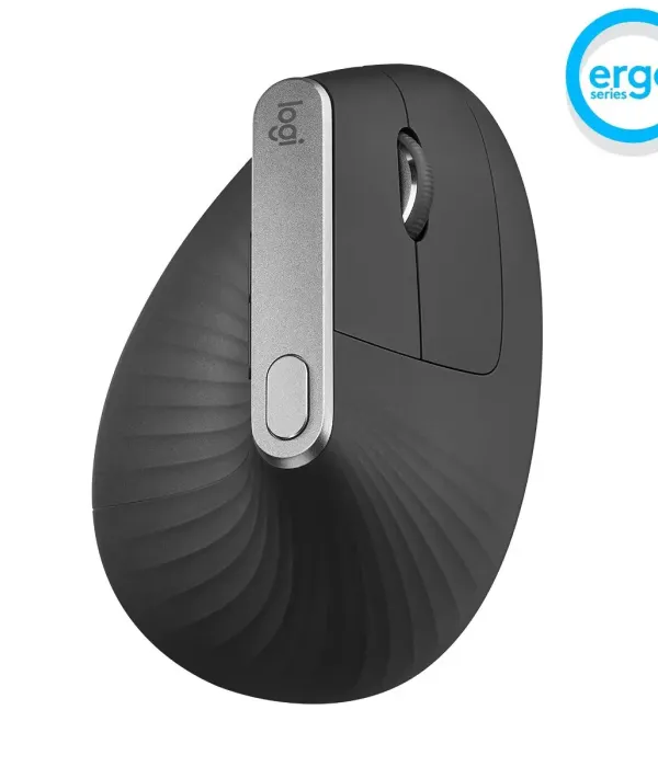 Logitech ergonomska miška cordless MX VERTICAL bluetooth, unifying, USB-C