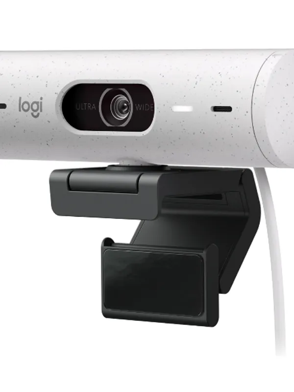 LOGITECH BRIO 500 FHD 1080p LAN bela spletna kamera