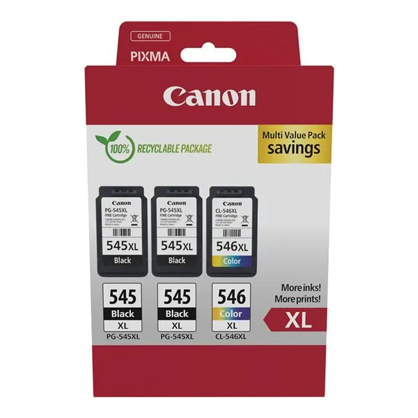 CANON PG-545XLx2/CL-546XL Ink Cartridge MULTI