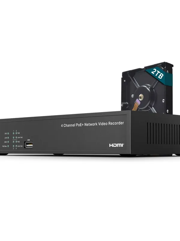 TP-LINK VIGI NVR1004H-4P-2TB 4 kanalni PoE+ 2TB disk video snemalnik