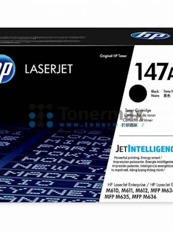 TONER HP 147A ČRN ZA LJ ENTERPRISE M611/M612/M635/M636 ZA 10.500 STRANI