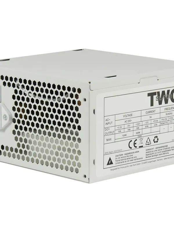 INTER-TECH SL-700 Plus TWO 700W ATX bel napajalnik - bulk pakiranje