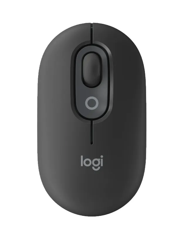 LOGITECH POP Emoji brezžična optična grafit miška