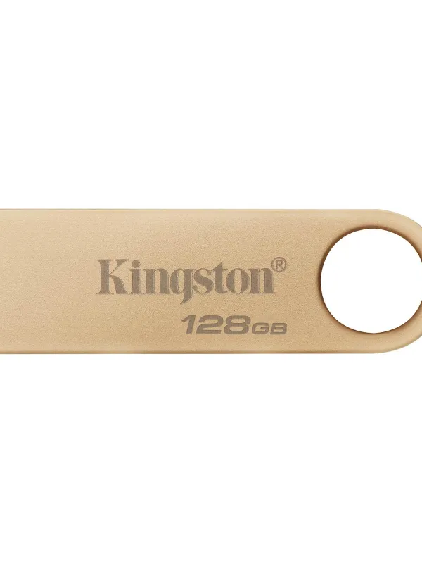 USB disk Kingston 128GB DT SE9 G3, 3.2, 220/100MB/s, kovinski, zlata barva