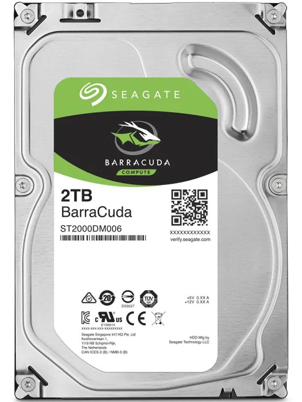SEAGATE BarraCuda 2TB 3,5" SATA3 256MB 7200rpm trdi disk ST2000DM008