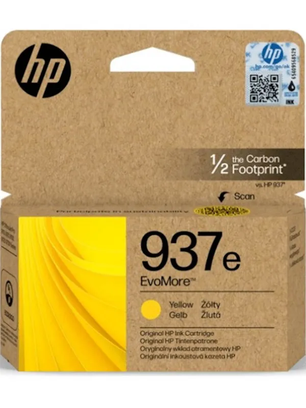 ČRNILO HP RUMENO 937e EvoMore za OfficeJet 9120e/9130e/9720/9730/9110b/9120b/9130b ZA 1.650 STRANI
