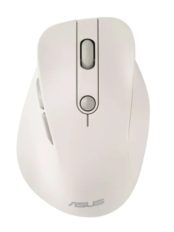 ASUS MD105 brezžična Bluetooth optična mlečno bela miška