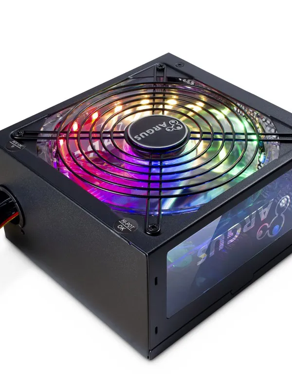 INTER-TECH Argus RGB-600W CM II 80Plus Bronze ATX napajalnik