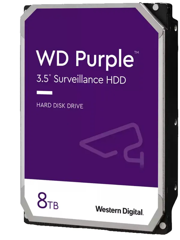 WD Purple Surveillance 8TB 3,5" SATA3 256MB 5640rpm trdi disk WD85PURZ