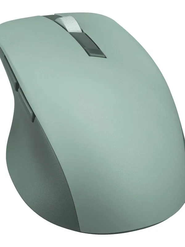Miška ASUS SmartO Mouse MD200 Silent Plus, brezžična, Bluetooth® 5.0, RF 2.4GHz, Green Tea Latte