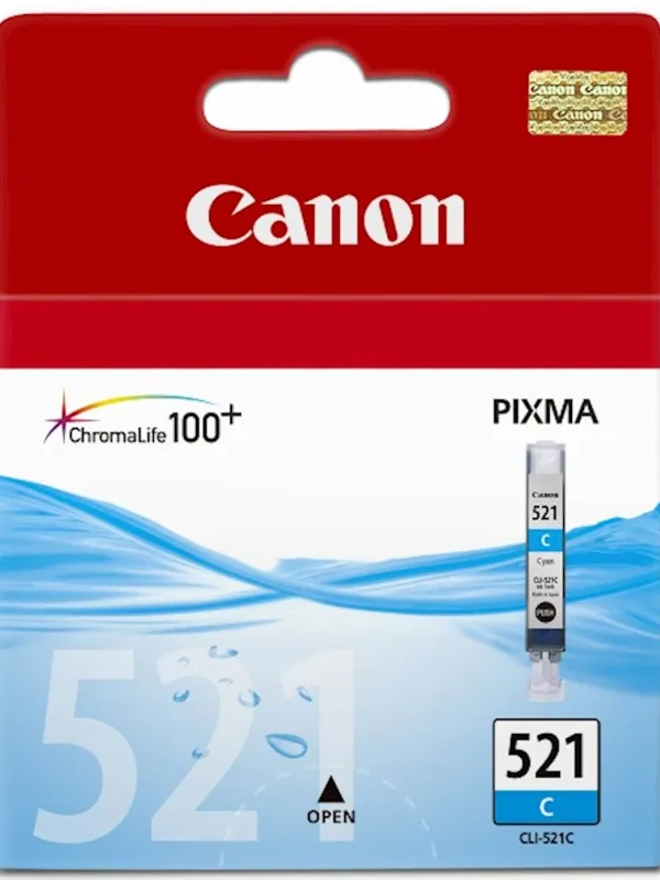 ČRNILO CANON CLI-521 CYAN ZA IP3600/4600/MP540/MP620 ZA 9ml