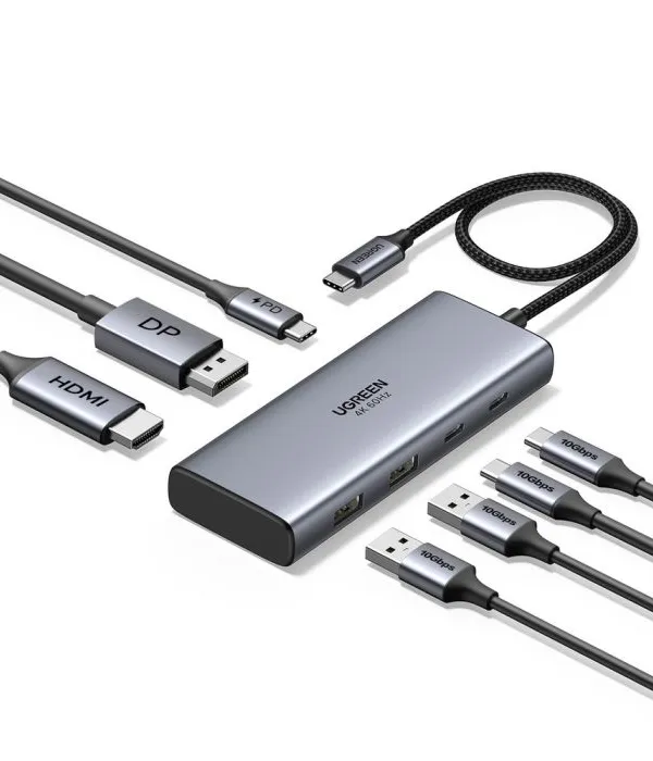 Ugreen 7v1 USB-C HUB HDMI+DP+USB+PD 100W