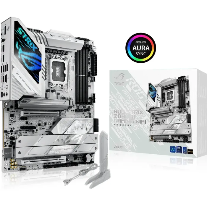 ASUS ROG STRIX Z890-A GAMING WIFI, DDR5, SATA3, USB4, DP, 2.5GbE, WIFI 7, LGA1851 ATX
