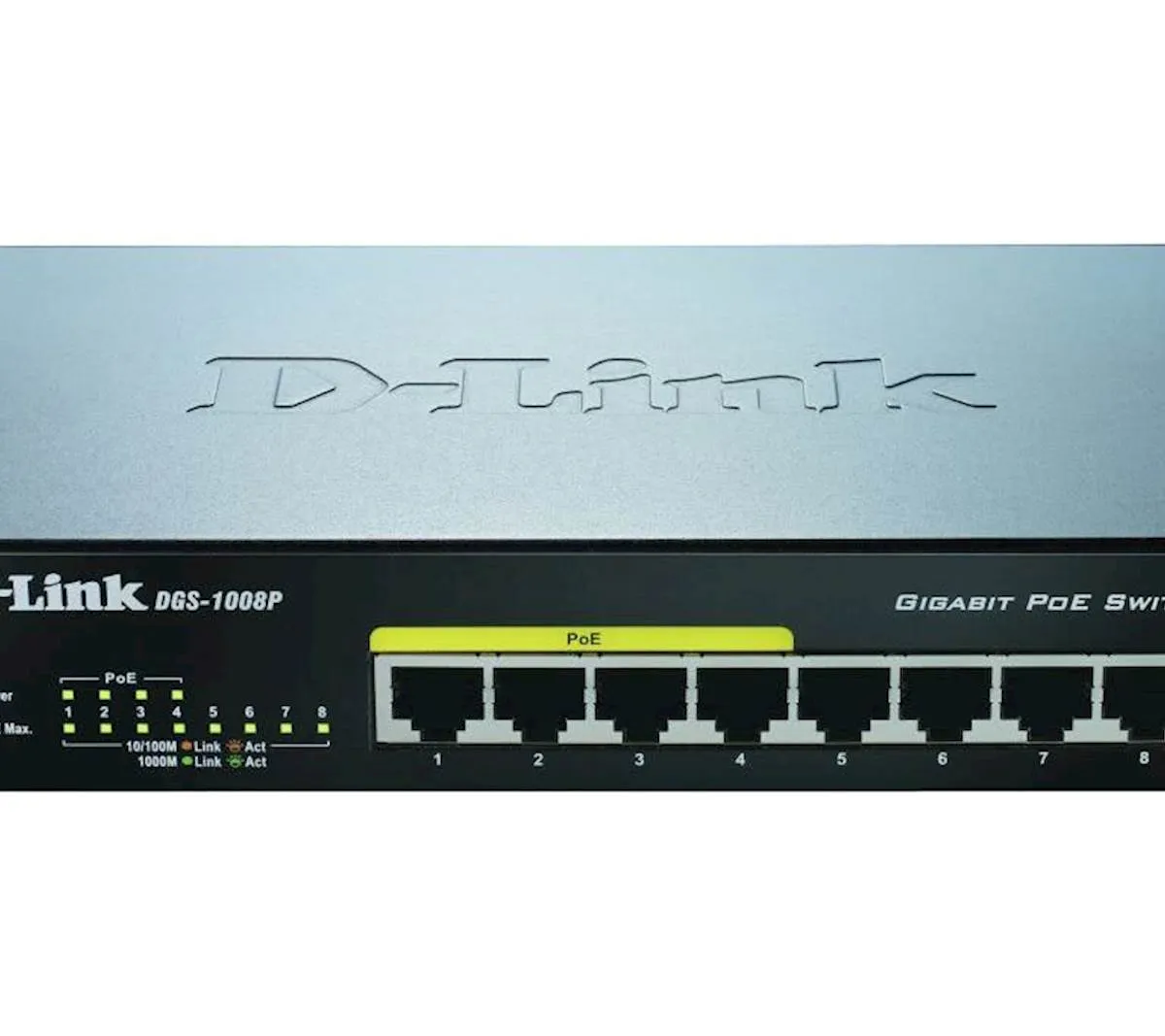 Mrežno stikalo D-link DGS-1008P/E