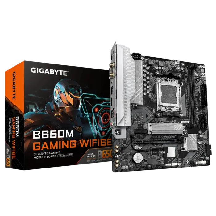 GIGABYTE B650M GAMING WIFI6E, DDR5, SATA3, USB3.2Gen1, HDMI, 2.5GbE, Wi-Fi 6E, AM5 mATX