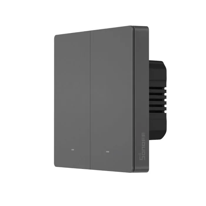 SONOFF pametno stensko stikalo Wi-Fi M5-2C-86, dvojno