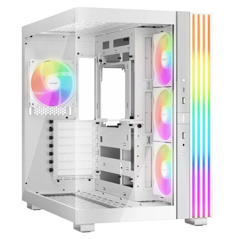 BE QUIET! LIGHT BASE 600 LX (BGW68) RGB midi-ATX okno belo ohišje