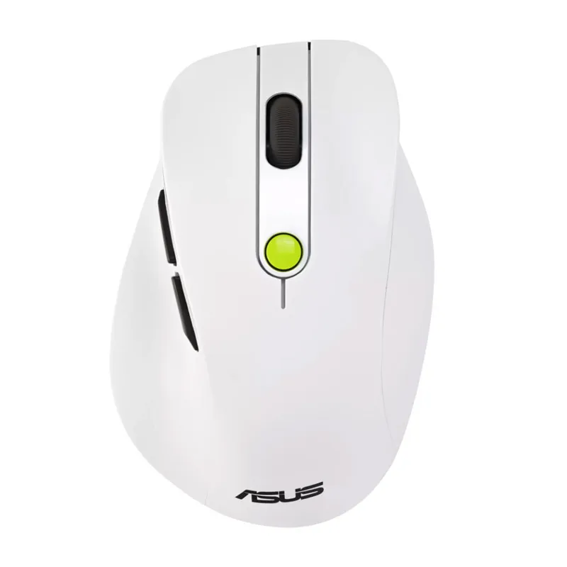 ASUS MD105 brezžična Bluetooth optična neonsko zelena miška