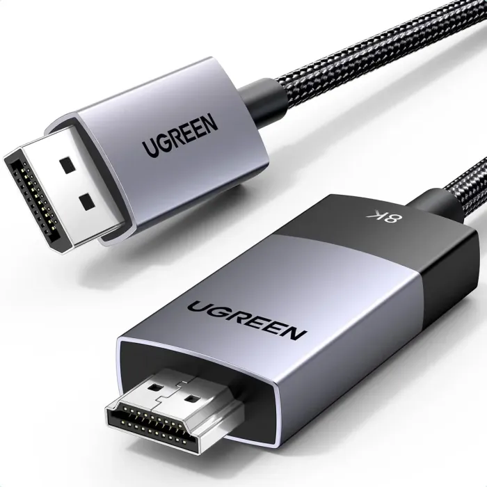 Ugreen kabel DisplayPort v HDMI 8K@60Hz - 1M