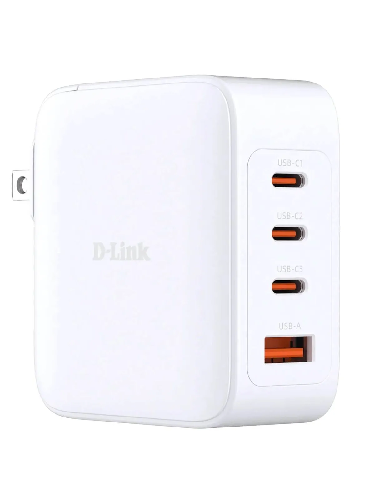 D-link 100W GaN polnilnik DCP-101/E 3x USB-C, 1X USB-A