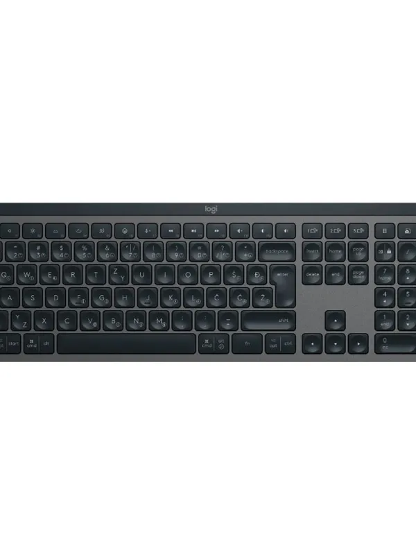 LOGITECH MX Keys S USB-C/Bluetooth brezžična osvetljena črna slovenska tipkovnica