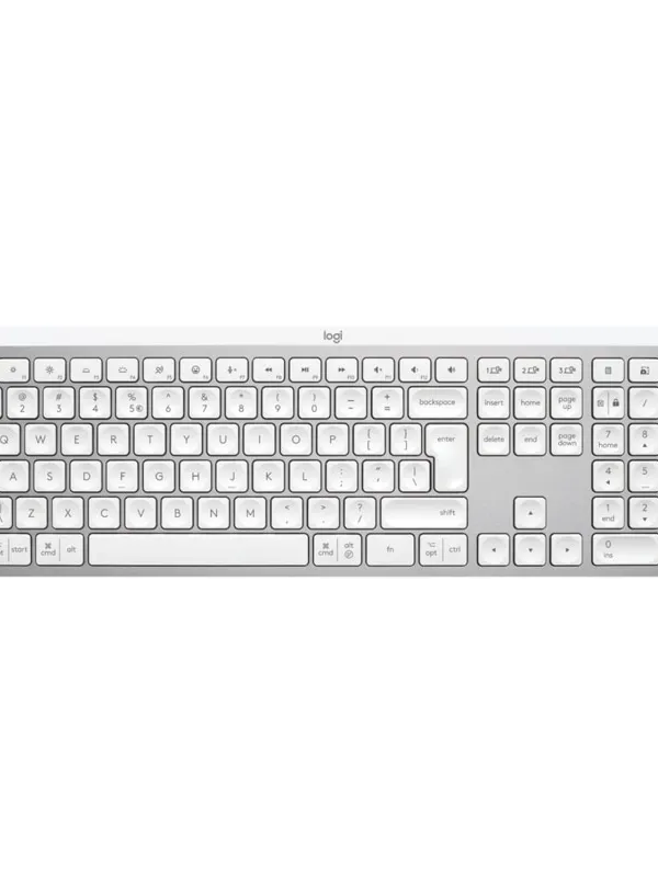 LOGITECH MX Keys S USB-C/Bluetooth brezžična osvetljena Pale Grey slo tisk