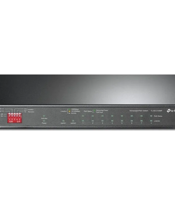TP-LINK stikalo 10-port Gigabit TL-SG1210MP z 8-Port PoE+