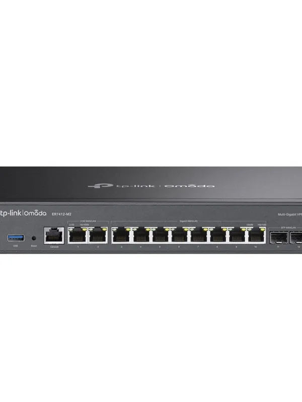 TP-LINK Omada ER7412-M2 V1.2 Multi-Gigabit VPN usmerjevalnik-router