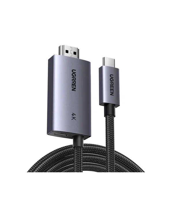 Ugreen USB-C na HDMI 4K kabel + polnjenje - 2M