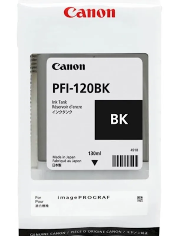 ČRNILO CANON PFI-120 ČRNA ZA TM200/205/300/305 130ml
