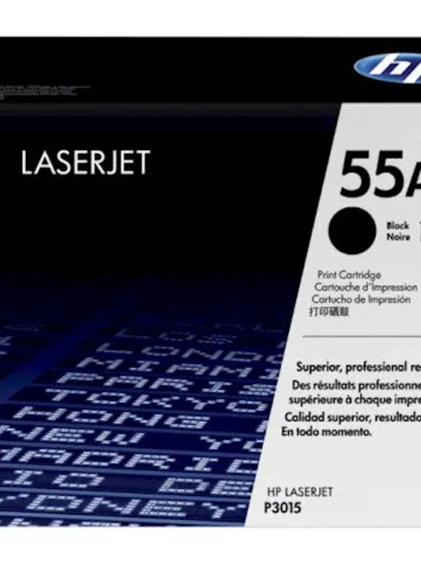 TONER HP 55A ČRN ZA HP LASERJET P3015,P3015D/DN/X ZA 6.000 STRANI