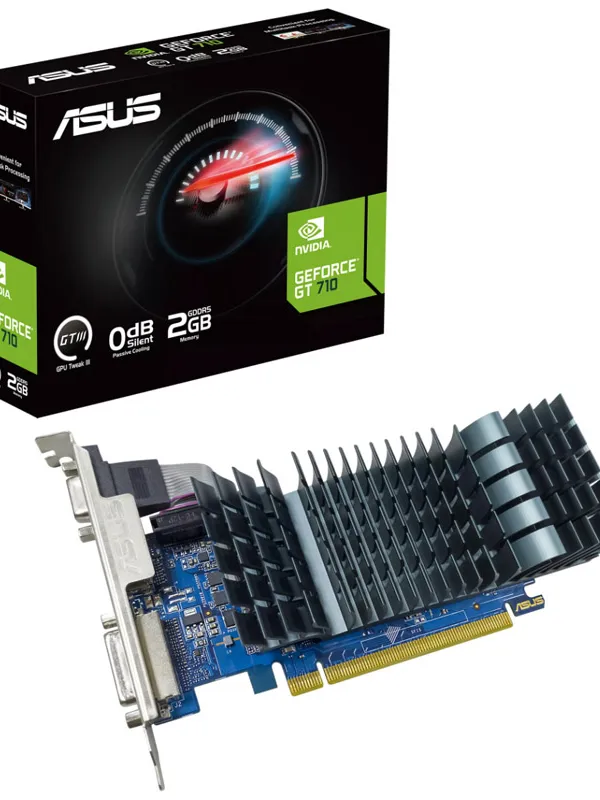 ASUS Geforce GT 710 2GB DDR5 EVO Silent low profile GT710-SL-2GD5-BRK-EVO grafična kartica