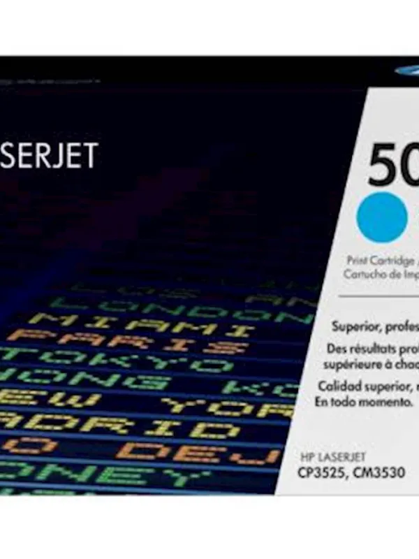 TONER HP 504A CYAN ZA COLOR LASER CP3525/CM3530 ZA 7.000 STRANI
