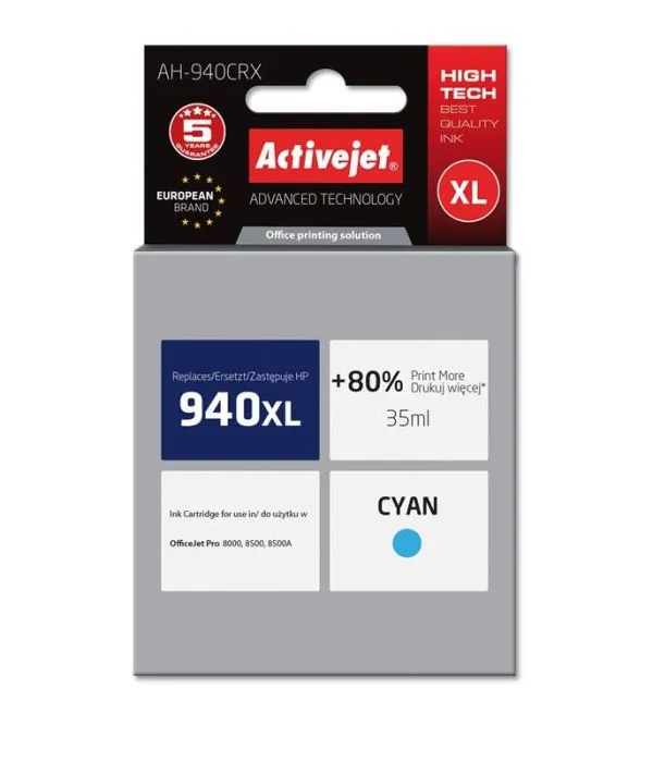 ActiveJet cyan črnilo HP 940XL C4907AE