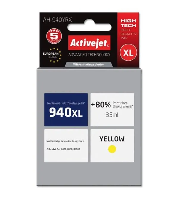 ActiveJet rumeno črnilo HP 940XL C4909AE