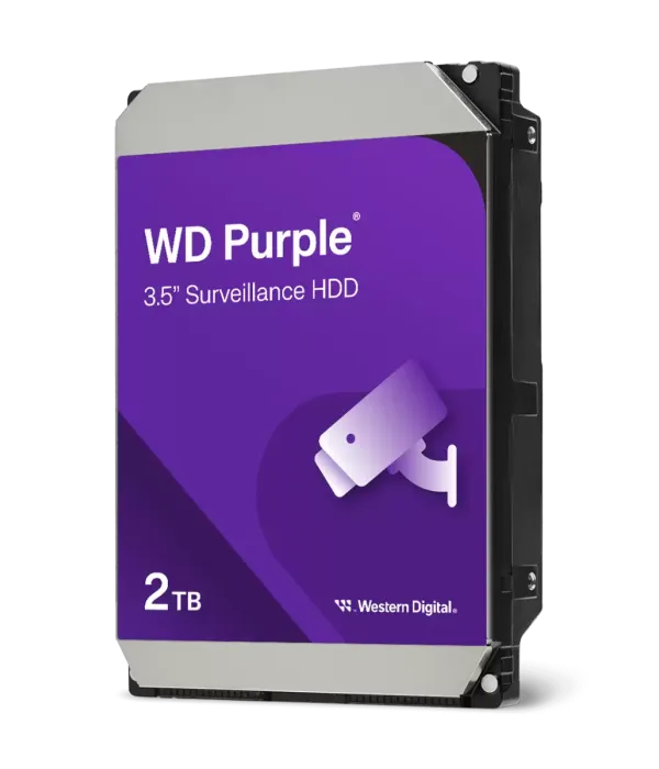 WD 2TB Purple 3,5" SATA 6Gb/s 5400rpm 64MB HDD disk