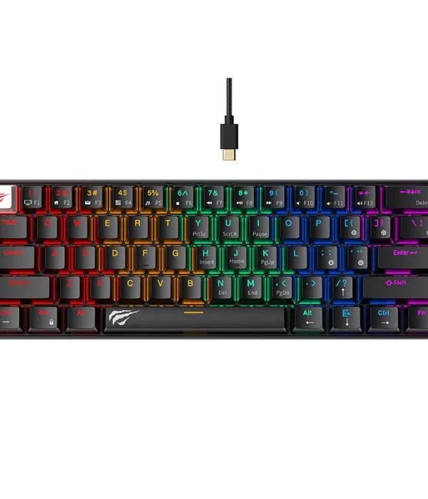 HAVIT Gamenote USB mehanska tipkovnica HV-KB903L  - ANG znaki