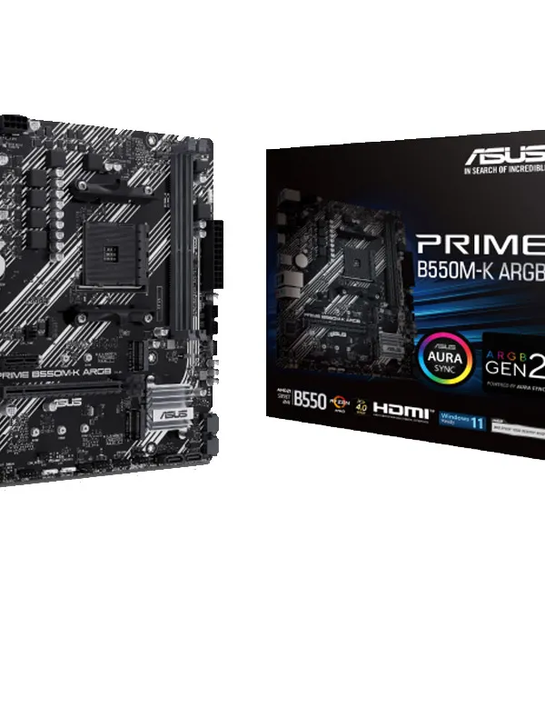 ASUS Prime B550M-K ARGB AM4 DDR4 mATX osnovna plošča