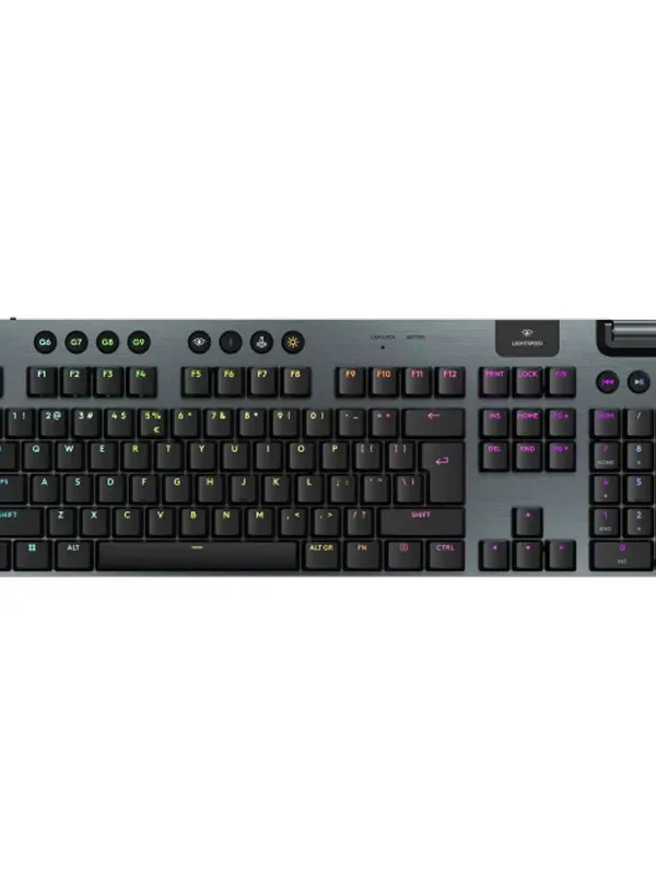 LOGITECH G915 X LIGHTSPEED GL Linear brezžična RGB mehanska gaming slo črna tipkovnica