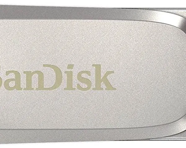 USB C & USB DISK SanDisk 128GB Ultra Dual LUXE, 3.1, srebrn, kovinski, branje do 150MB/s