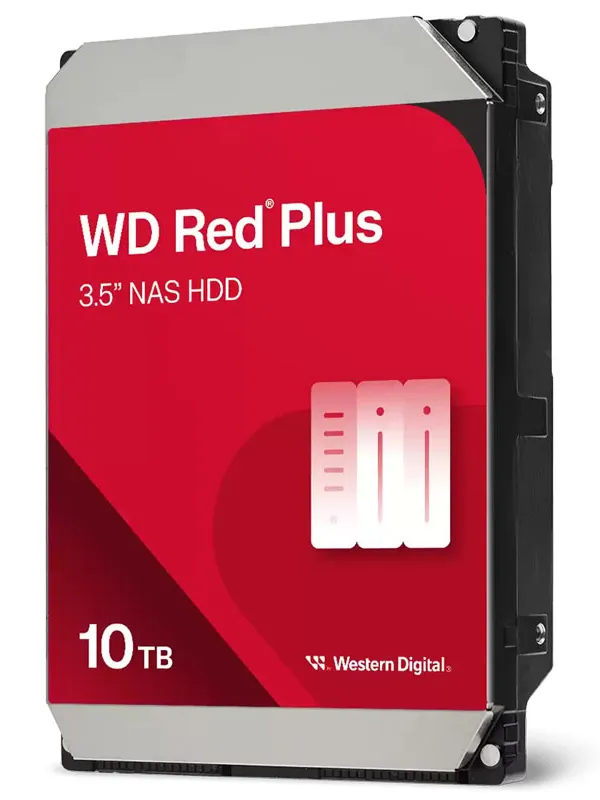 WD Red Plus 10TB 3,5" SATA3 512MB 7200rpm NAS trdi disk WD100EFGX